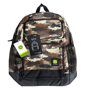 John Deere Men's Adult 18 inch Jordy Laptop Backpack Urban Camo New